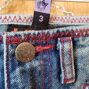 Dollhouse Fishtail Denim Maxi skirt size 3